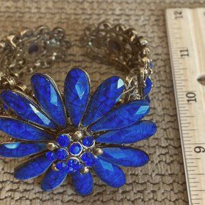 Blue Flower Bracelet